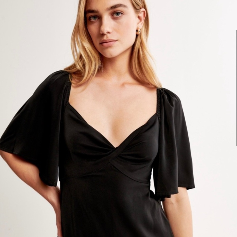 Abercrombie & Fitch Black Mini Dress